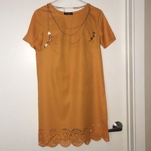 Mustard yellow dress